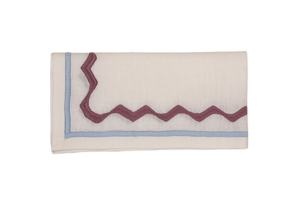 Embroidered Linen Napkins (Set of 4) 18×18 in