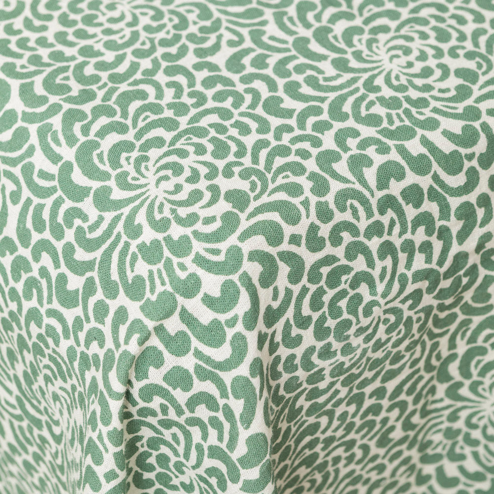 Sprong Green Linen Tablecloth