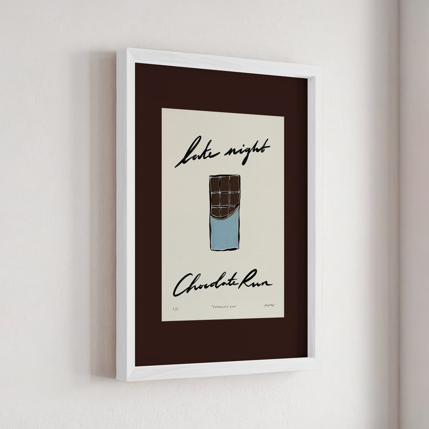 Late Night Chocolate Run Print