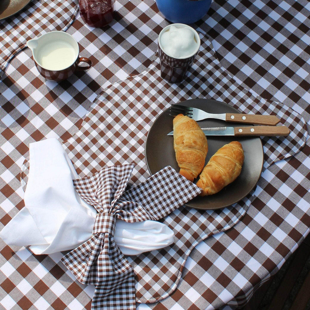 Mon Chou napkin Ring Brown
