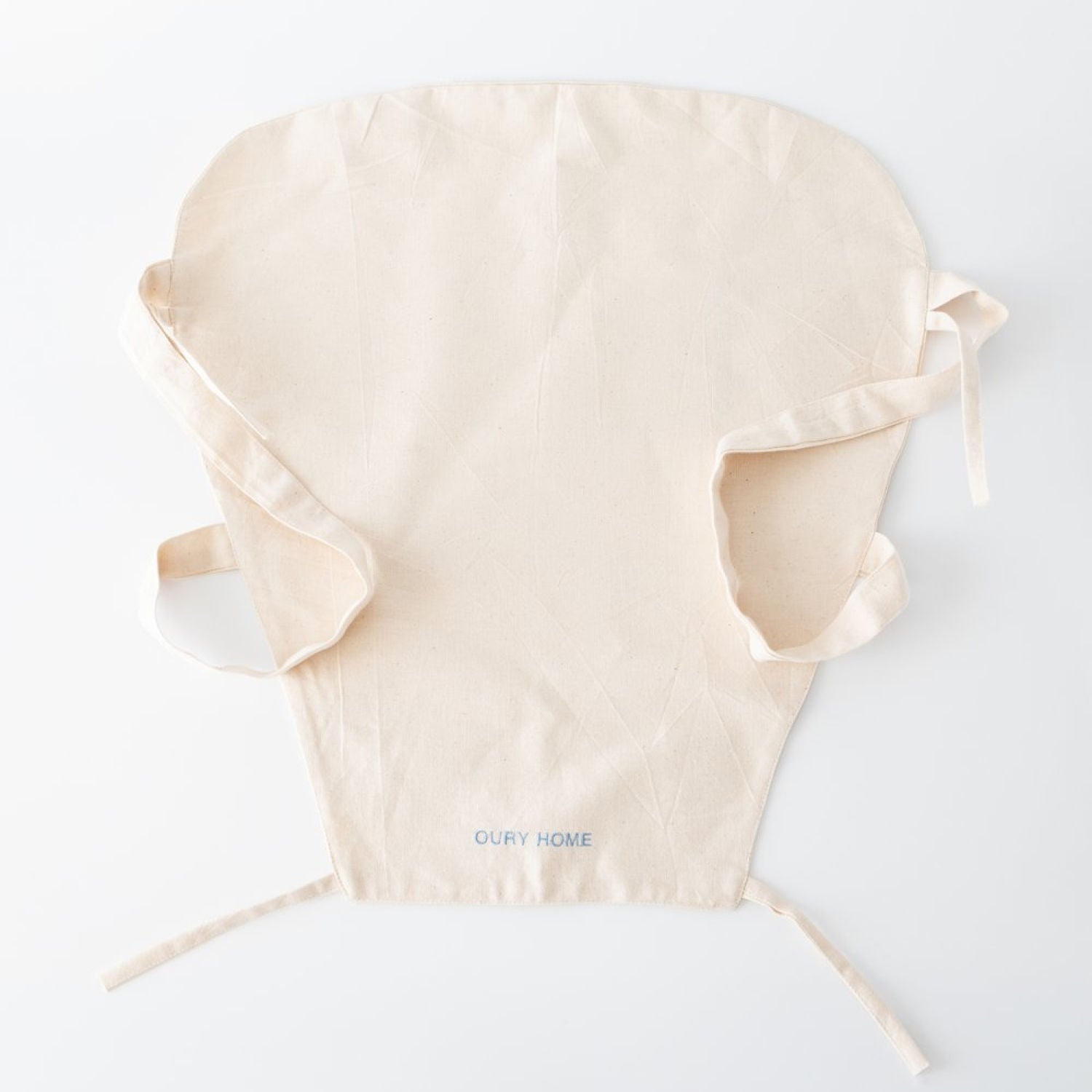 Flower Bag – Organic Cotton with Blue Embroidery