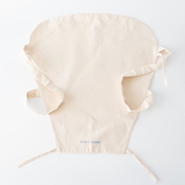 Flower Bag – Organic Cotton with Blue Embroidery