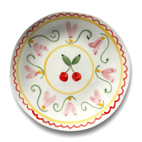 Cherry Fleur Dessert plate