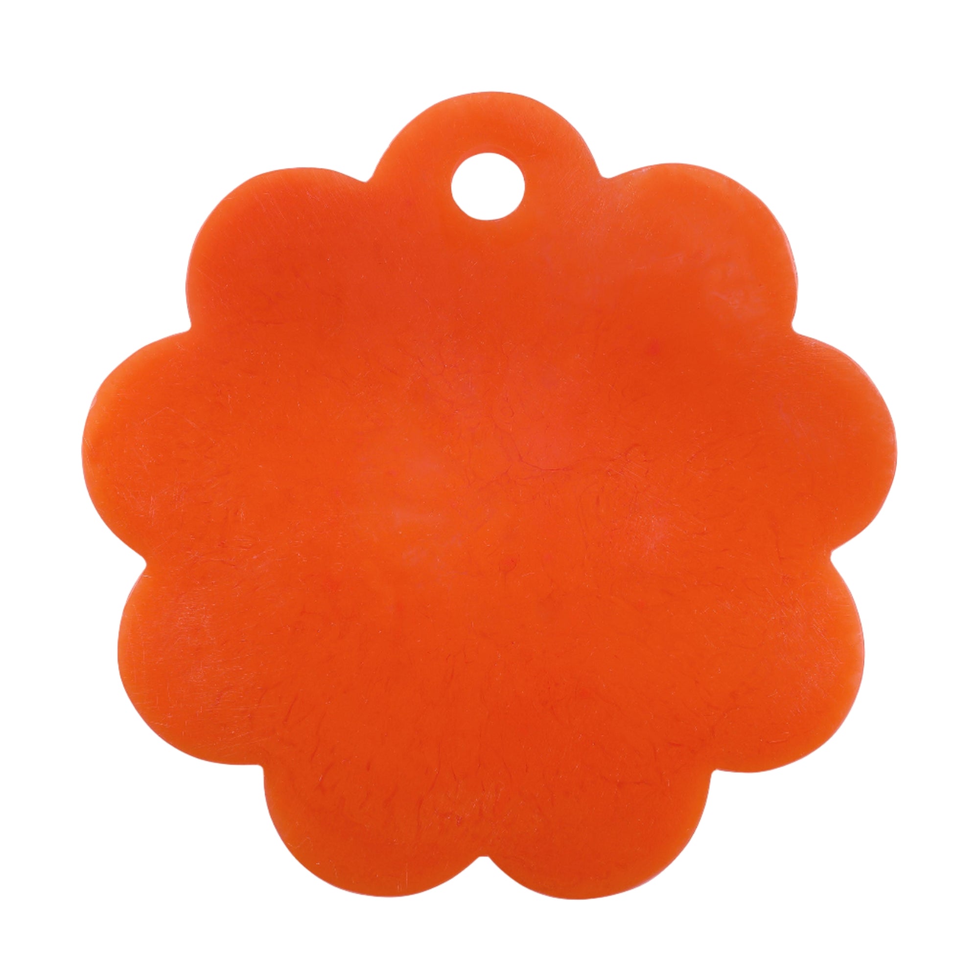 Scallop Resin Cheese Charcuterie Board, Orange