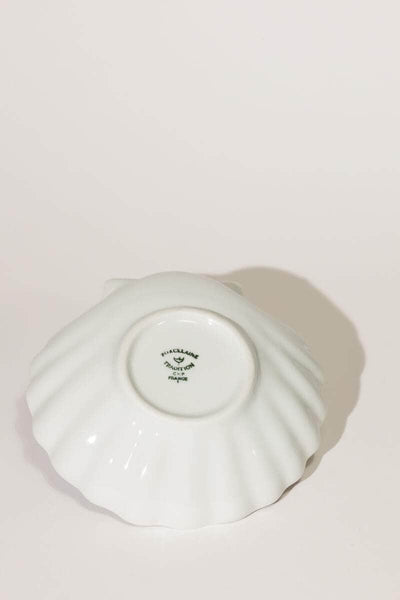 Vintage Porcelain Shell Plate by CNP France