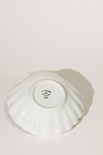 Vintage Porcelain Shell Plate by CNP France