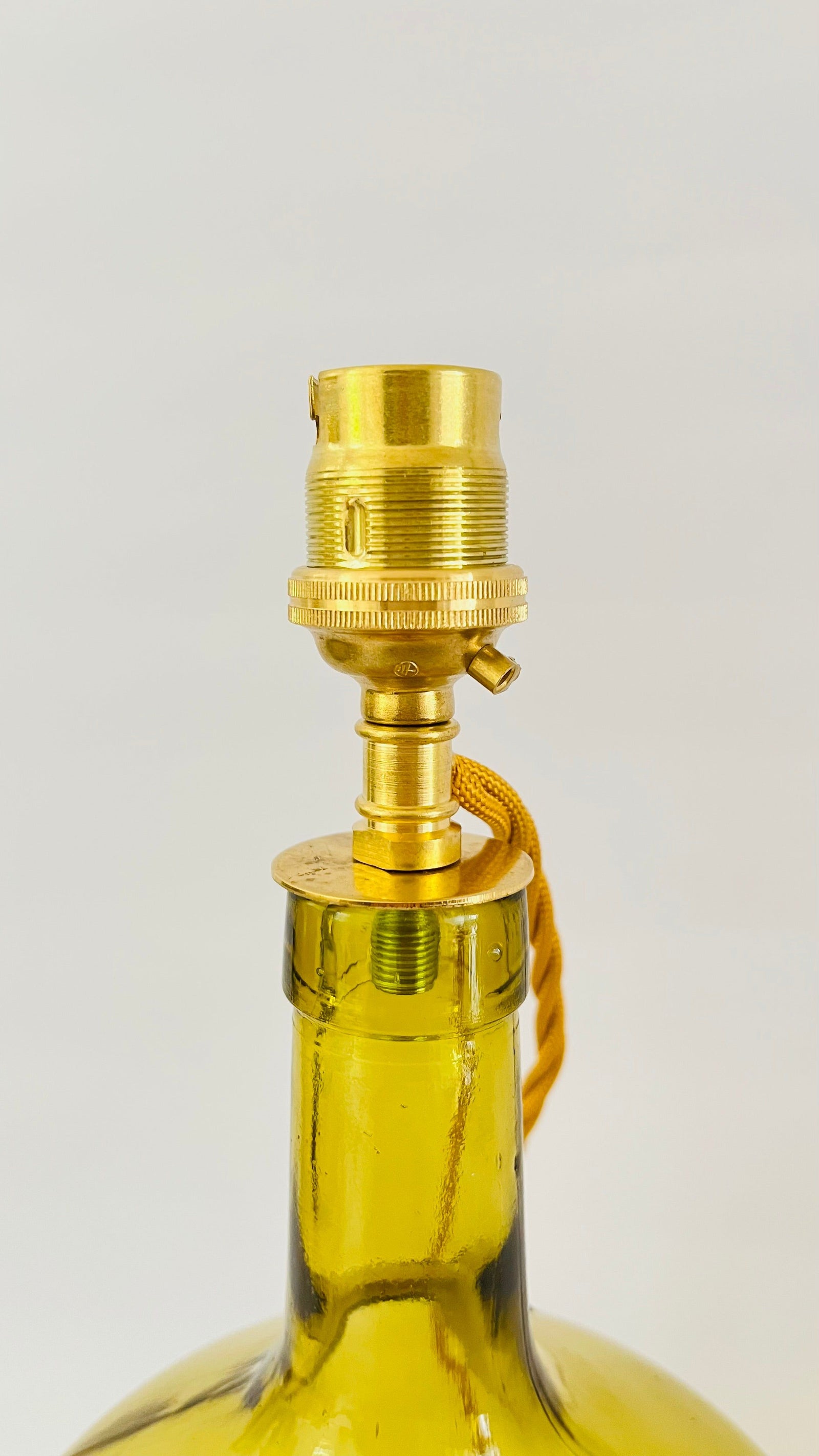 Antique French Mini Demijohn Lamp