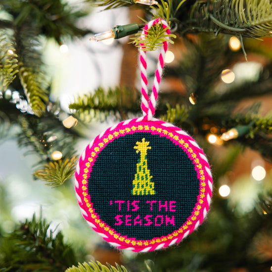 Needlepoint Ornament - Tis The Season