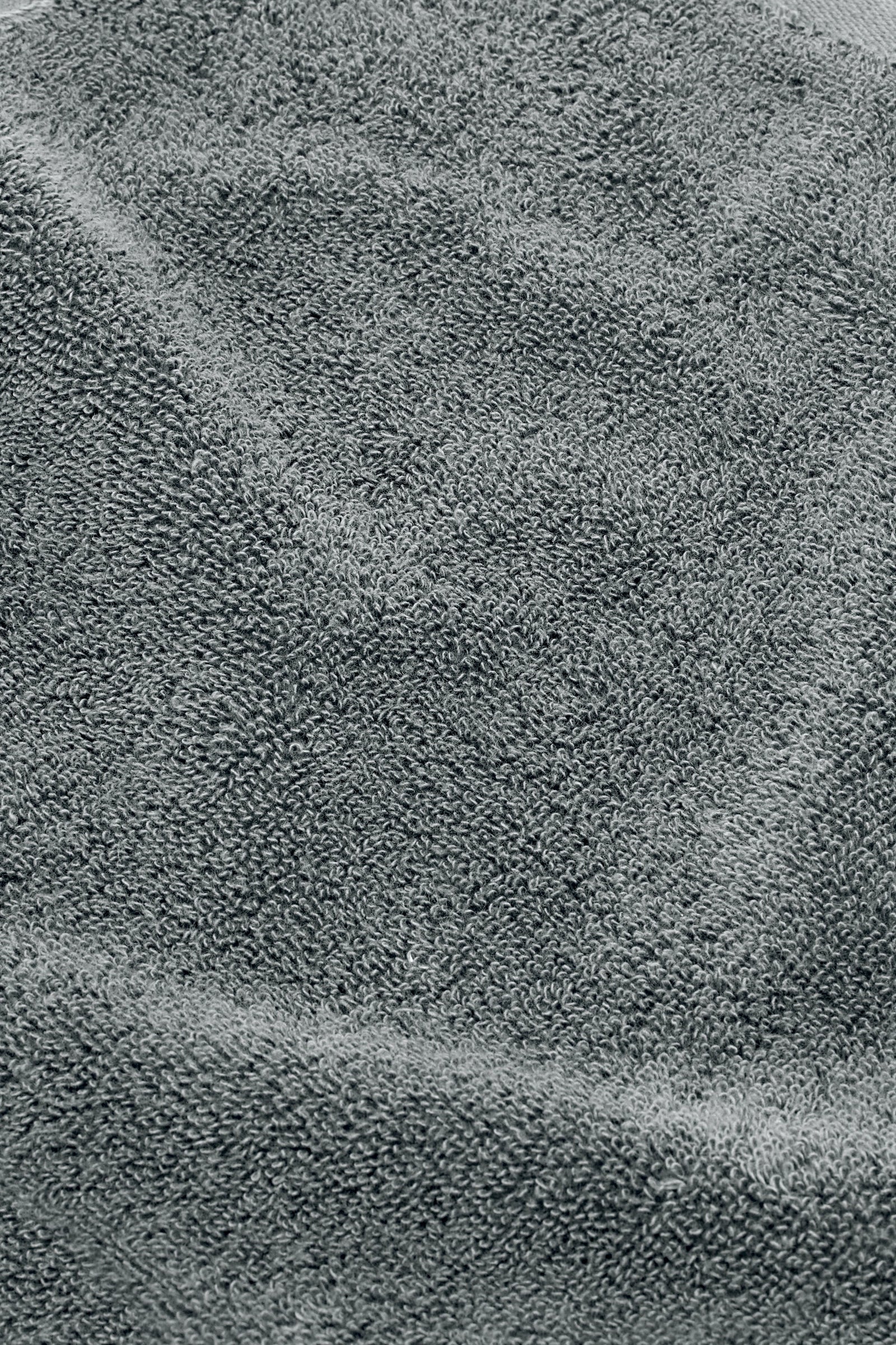 Organic Cotton Face Towel - Slate Grey