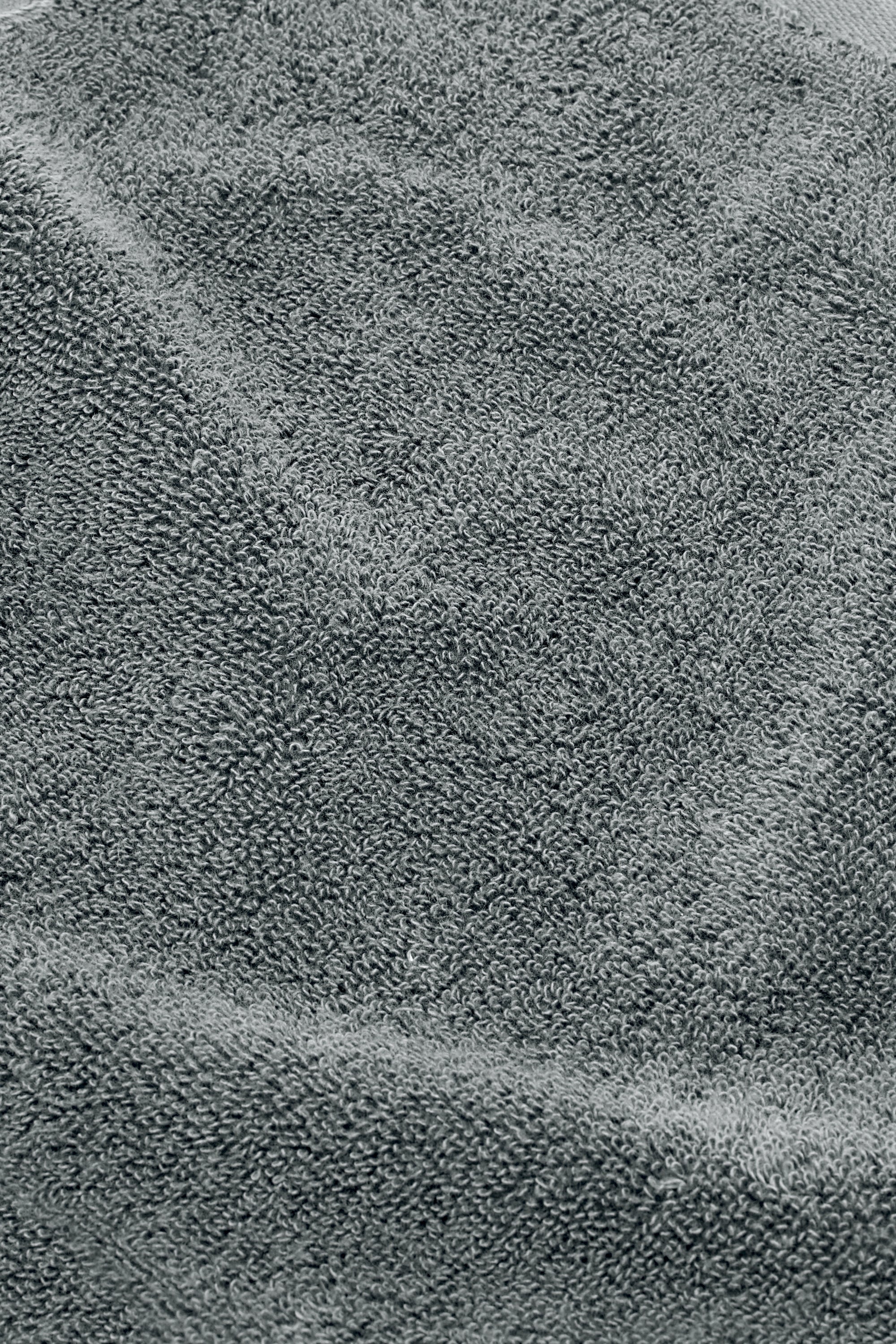Organic Cotton Face Towel - Slate Grey