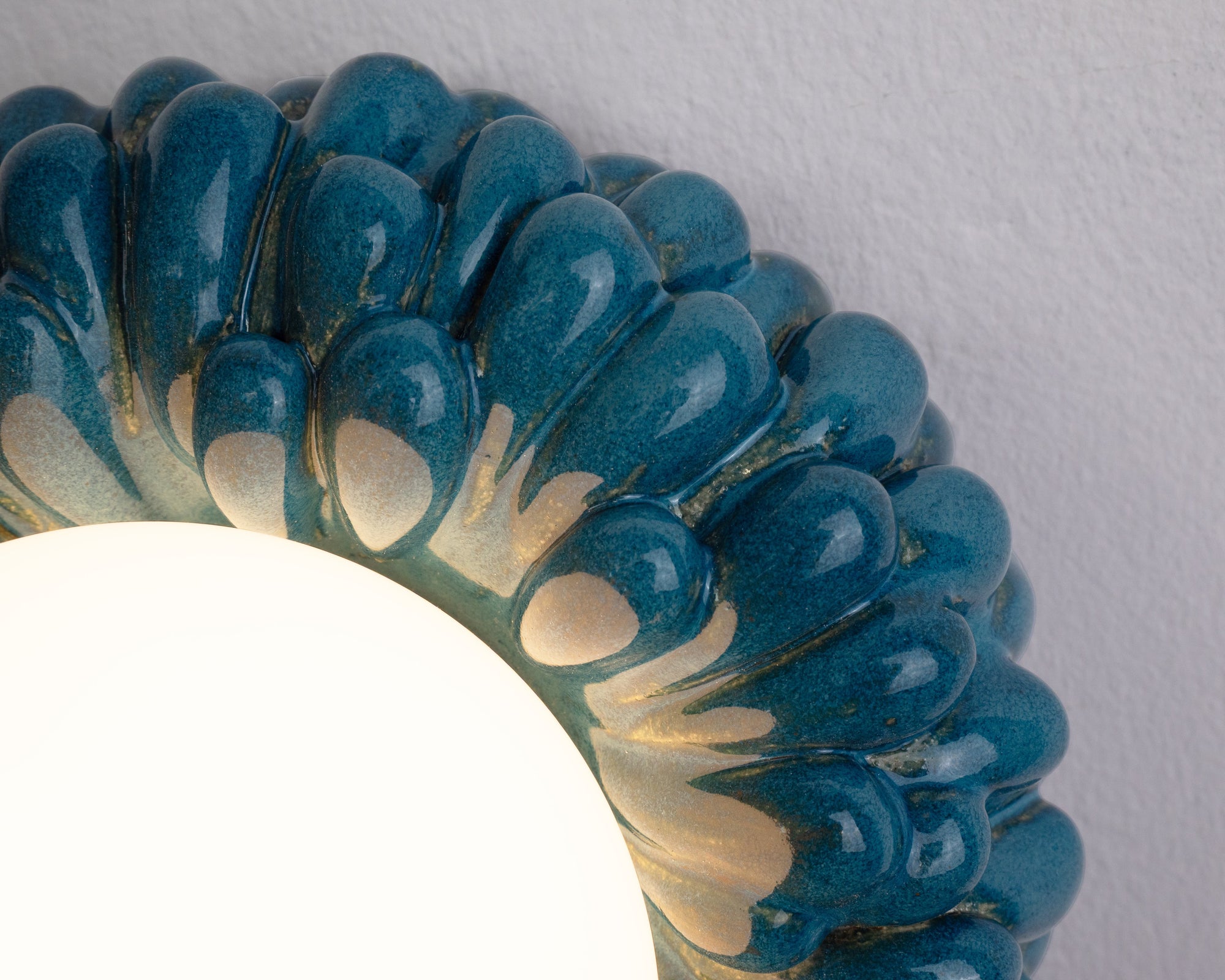 'Drip' Wall Light - Sea Green