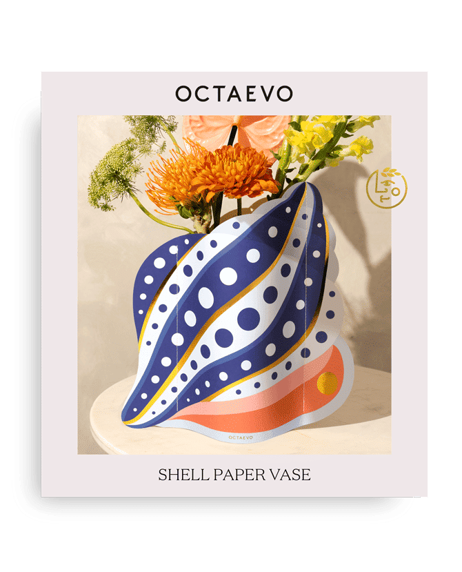 Shell Paper Vase