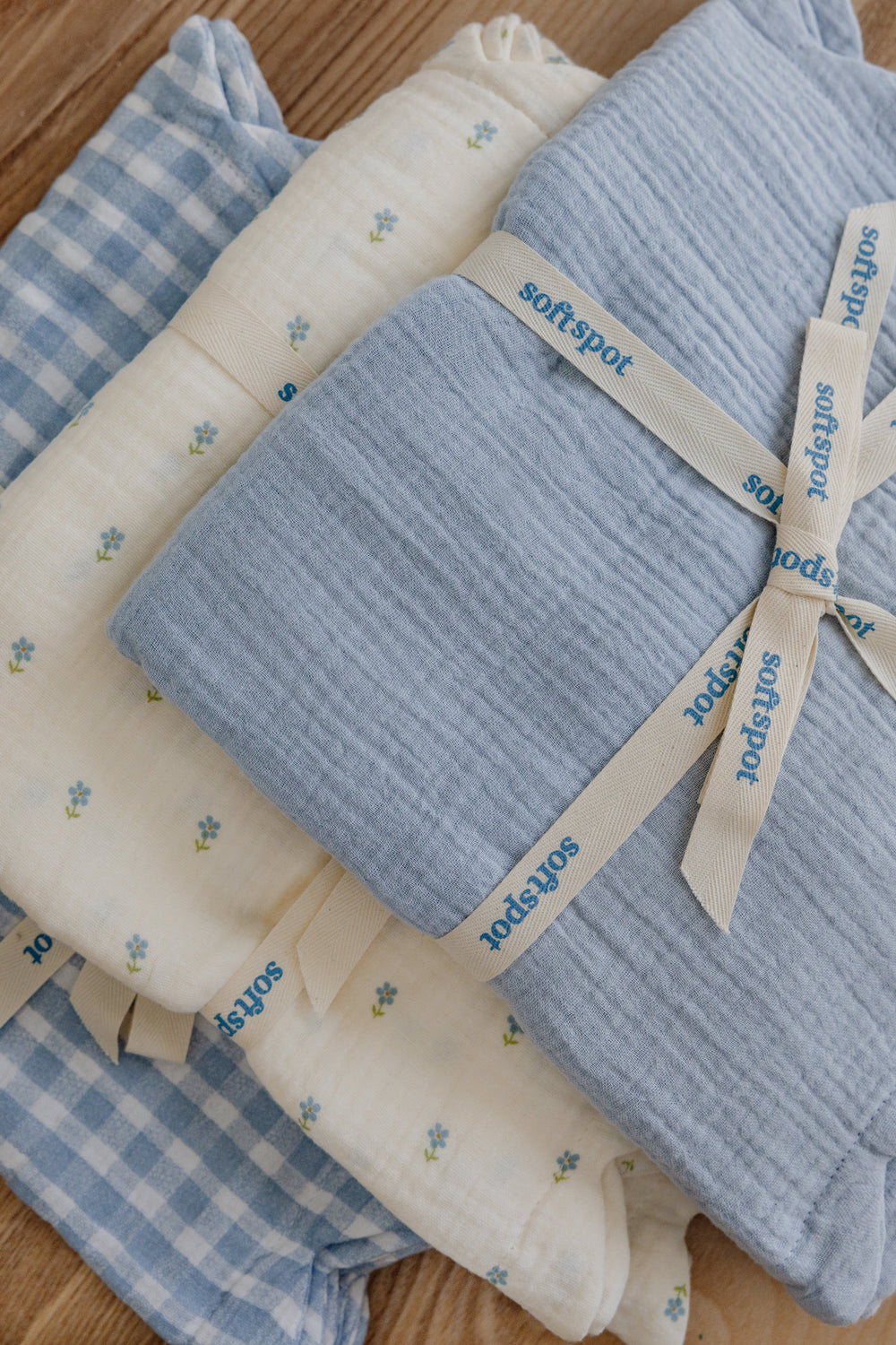 Soft Petal Cushion Covers (Set of 2) – Periwinkle