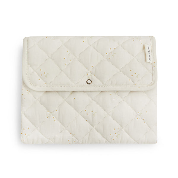 Travel Baby Changing Mat - Wild Chamomile