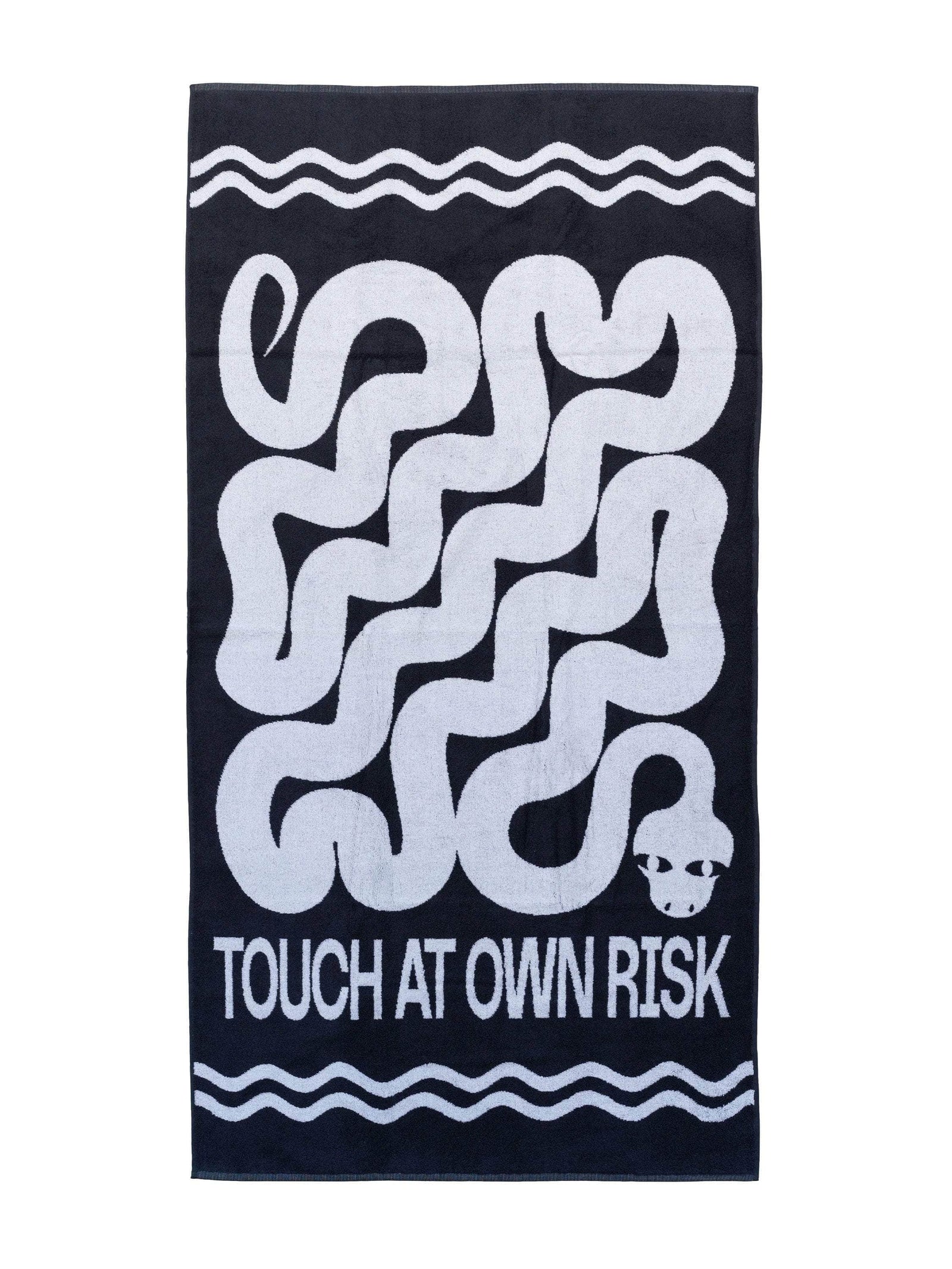 Touch at Own Risk Towel