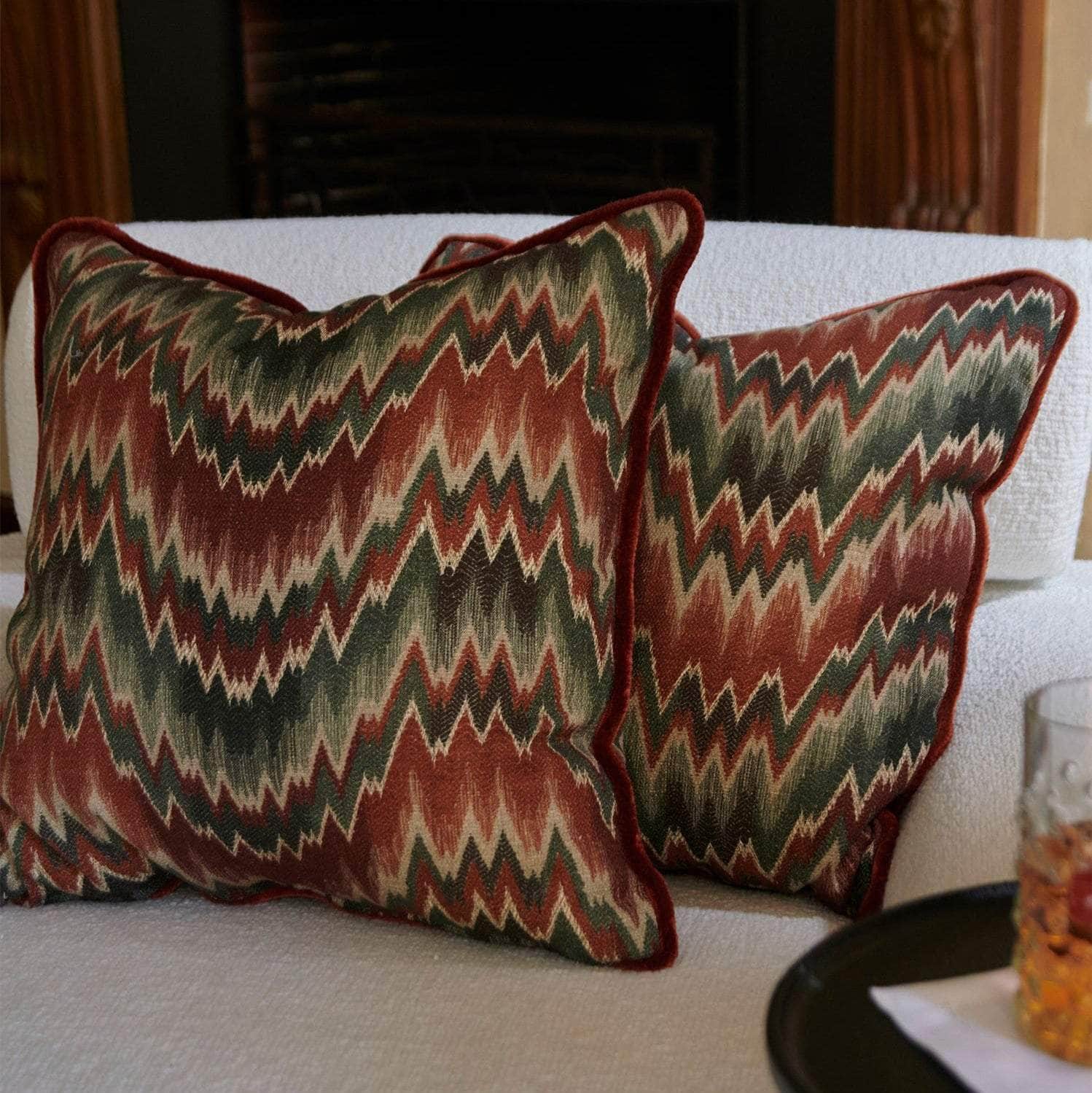 Pillow Herringbone Orange