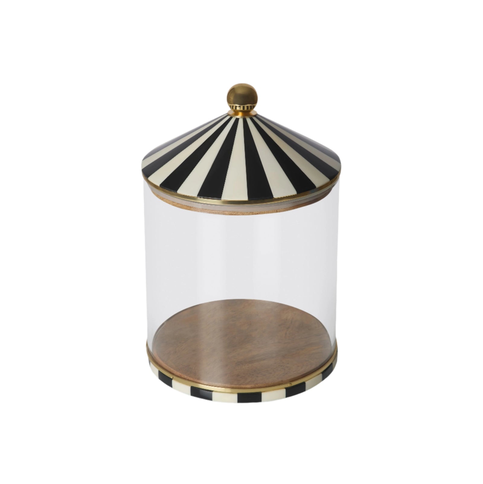 Circus Storage Jar | Extra Large | Black and White