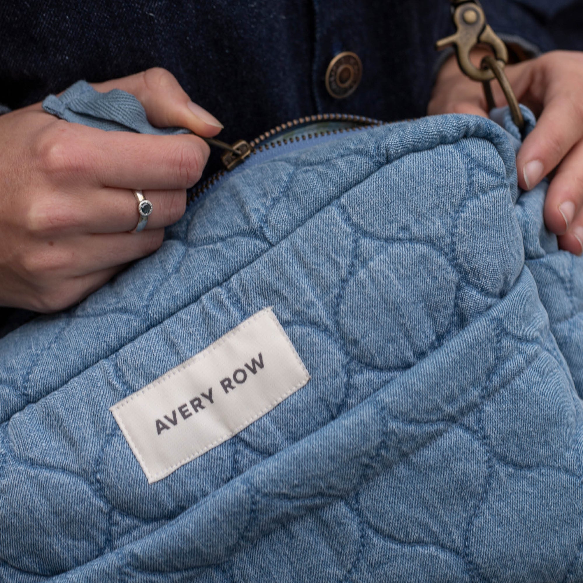 Pram Organiser Bag - Denim