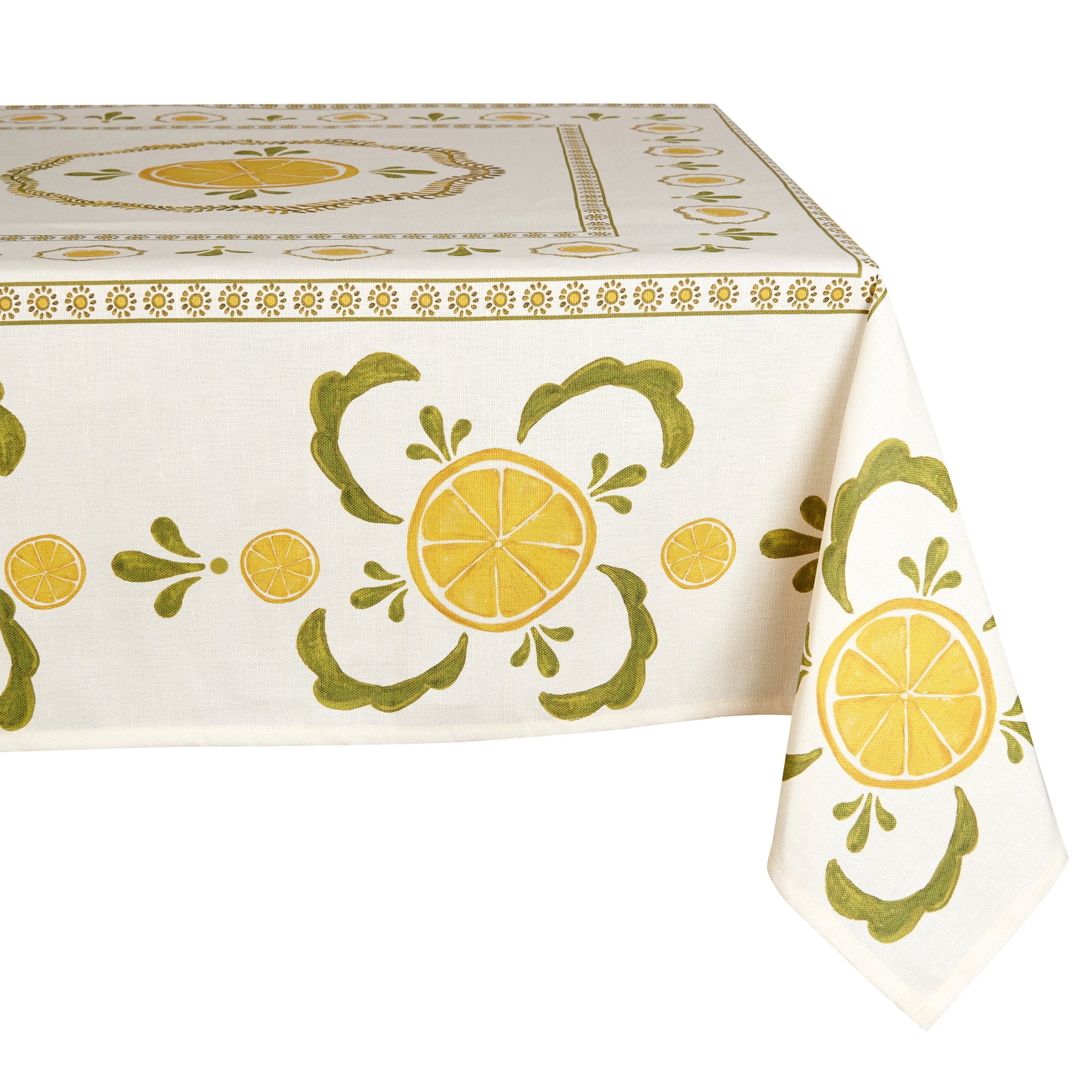 Citrus Lemon Table Linen For Penny Morrison
