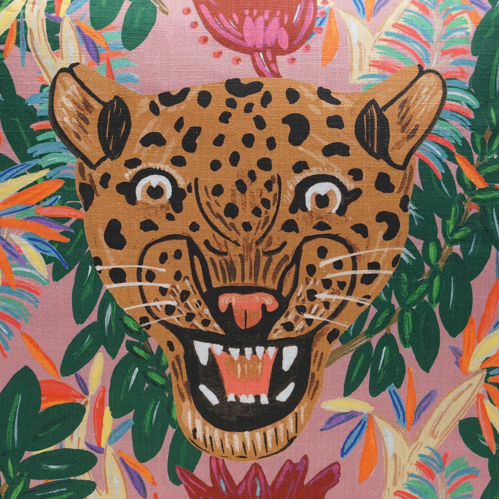 Fierce Leopard Pillow