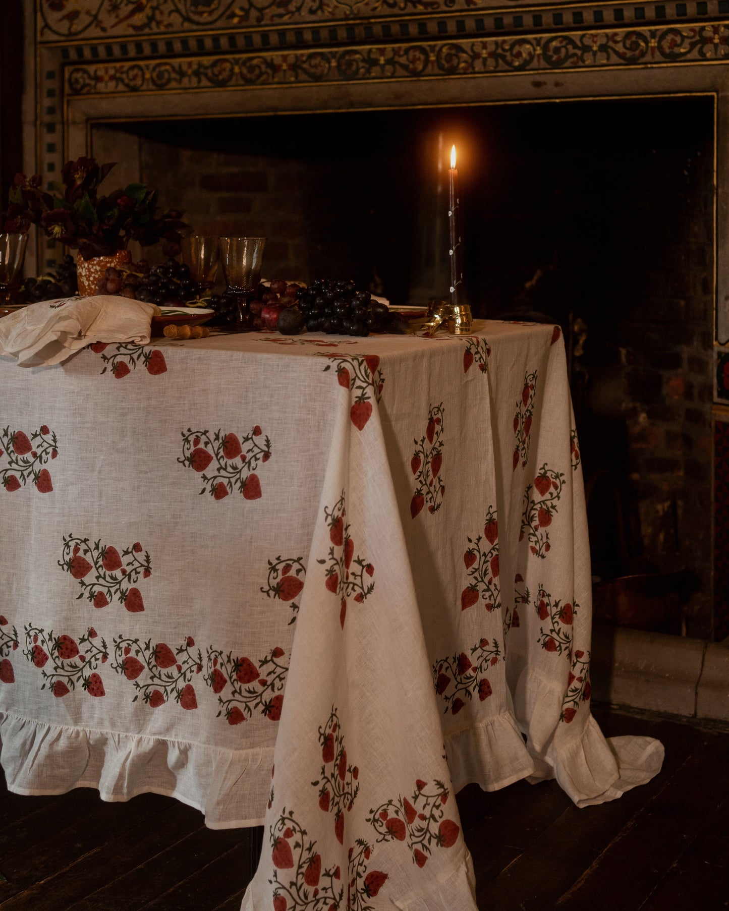 Fraises Des Bois Tablecloth