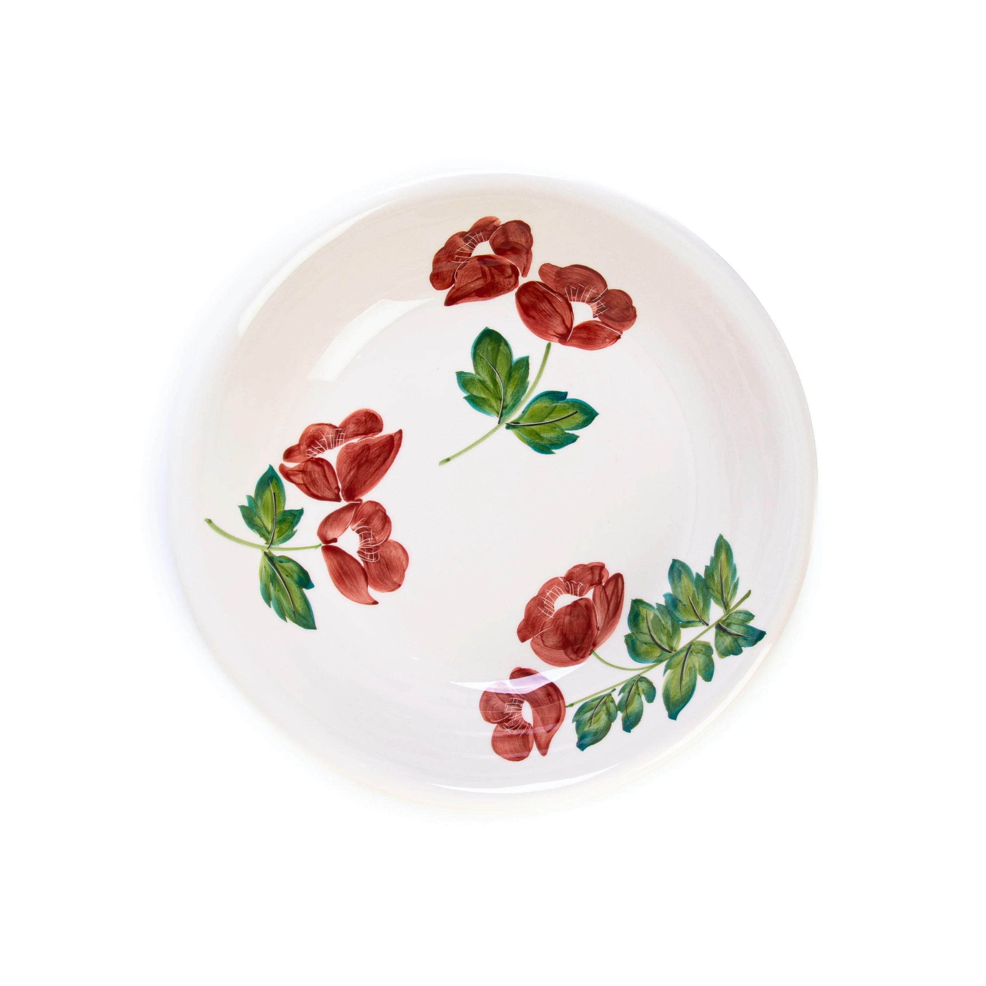 Scarlet Floral Breakfast Bowl