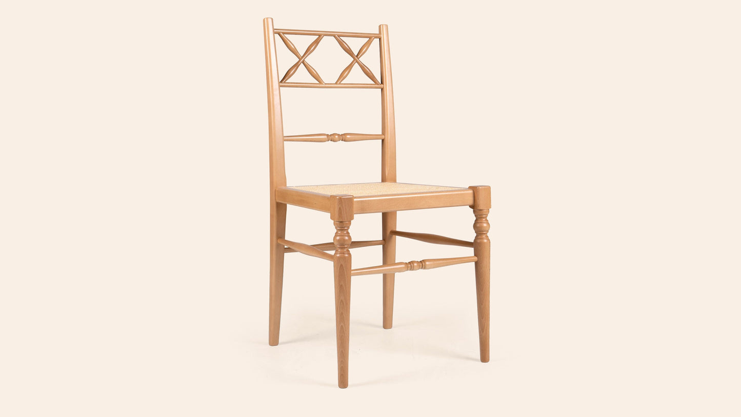 Pair of Chiara Dining Chairs, Natural
