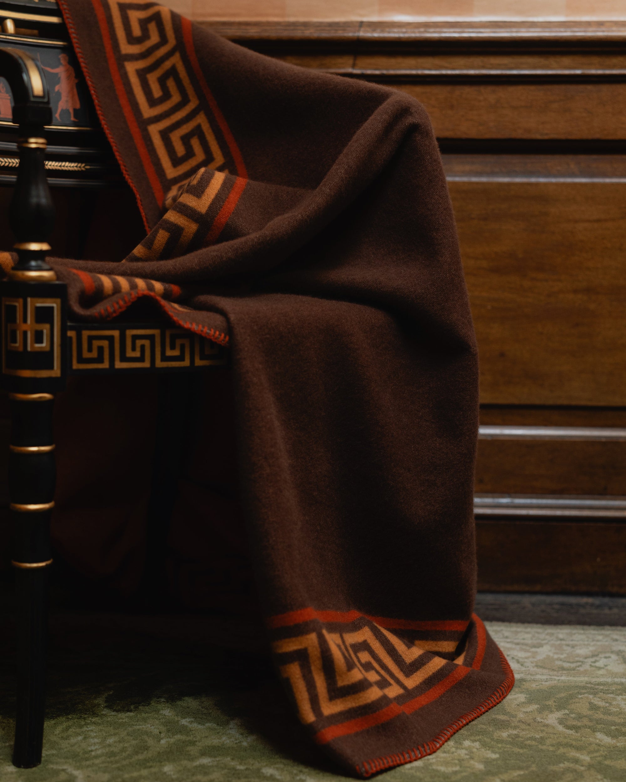 Meandros Cashmere-Blend Blanket