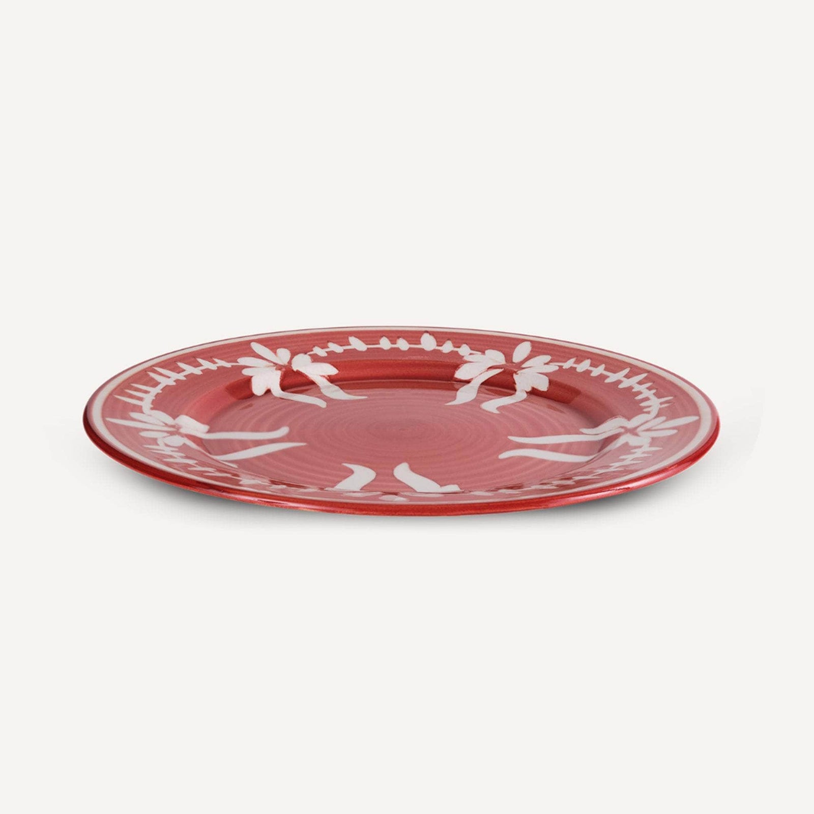 Dinner Plate -  Flor - Rust Red