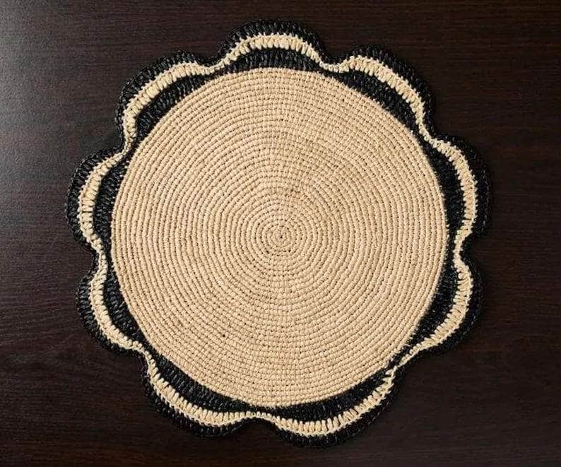 Raffia Woven Placemat Set