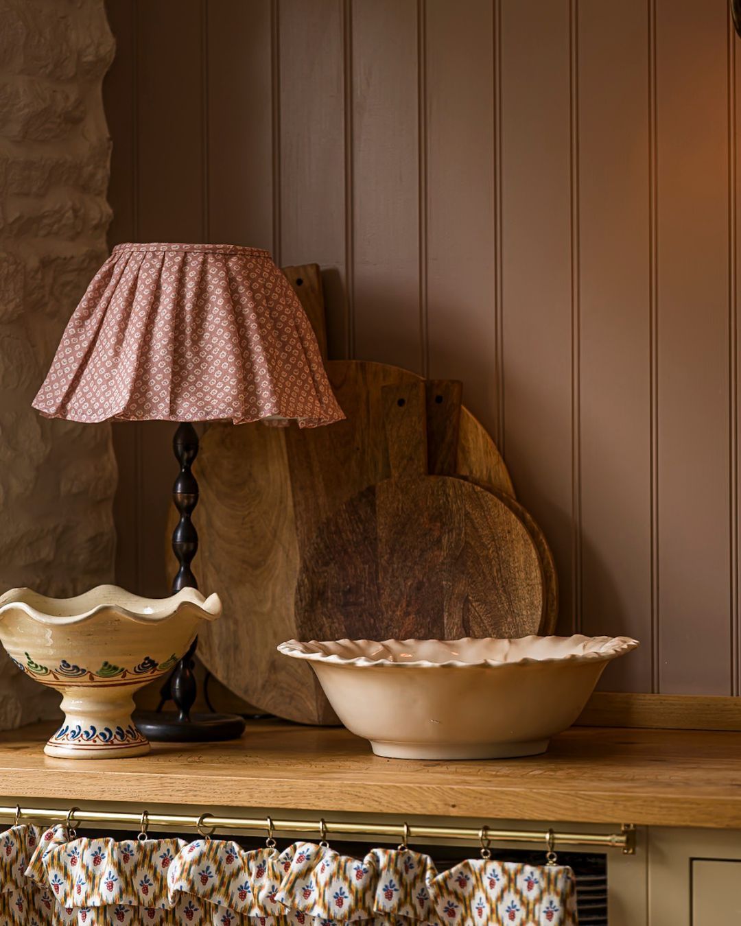 Florina Loose Pleat in Old Rose