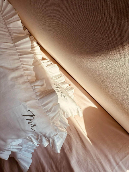 Mr. & Mrs. Pillow Case pair