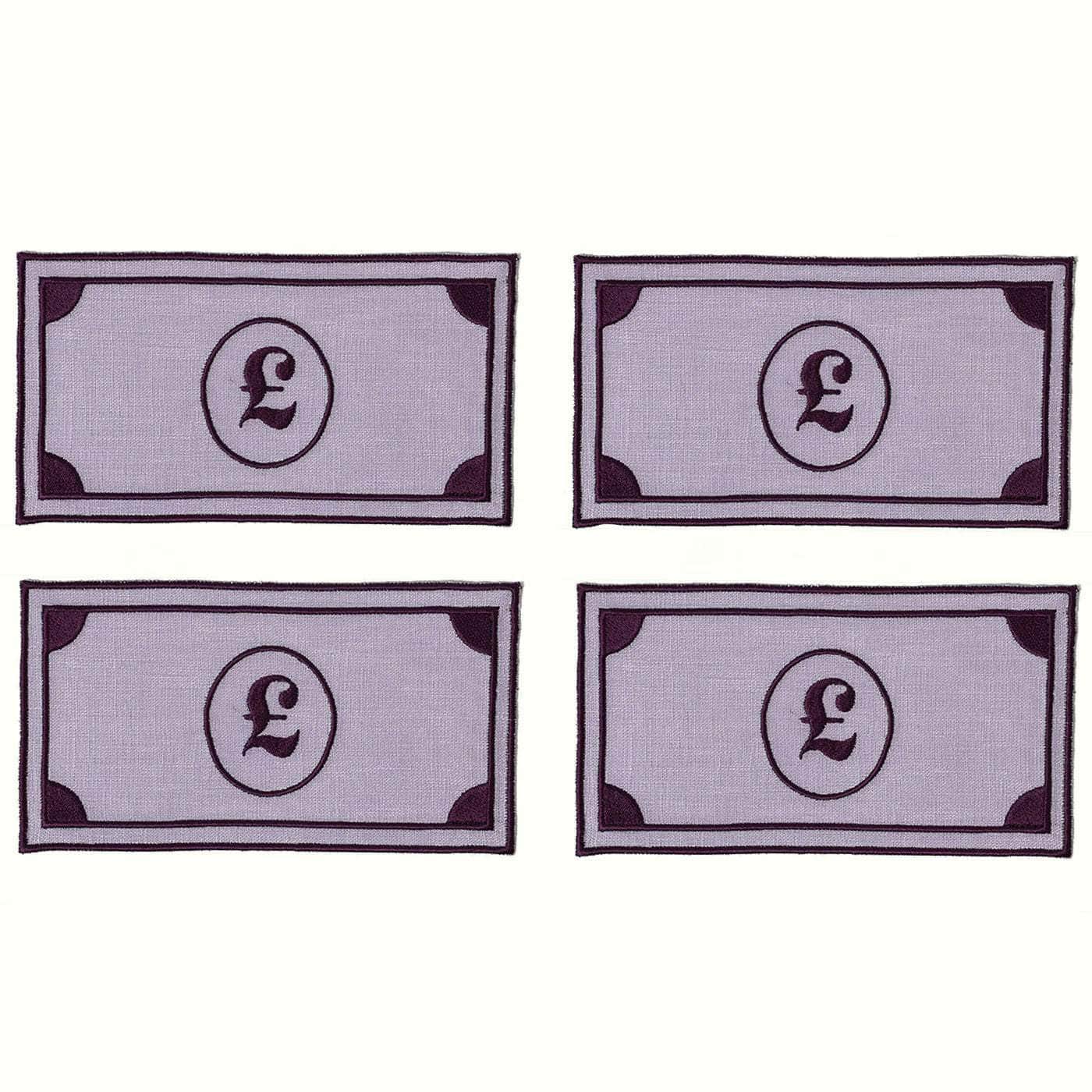 British Bank Note Cocktail Napkins