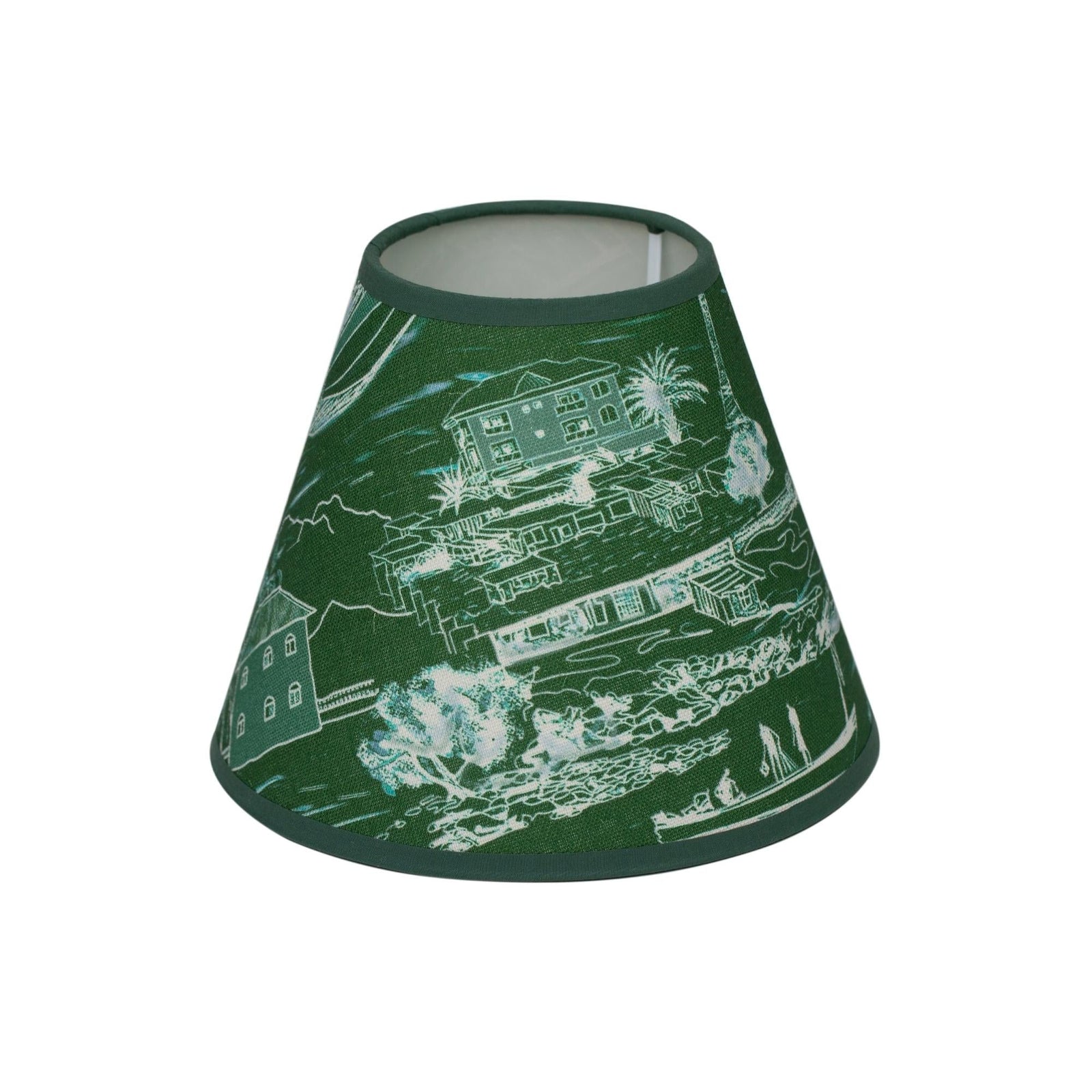 Banana Island | Palm Green 8" Empire Lampshade
