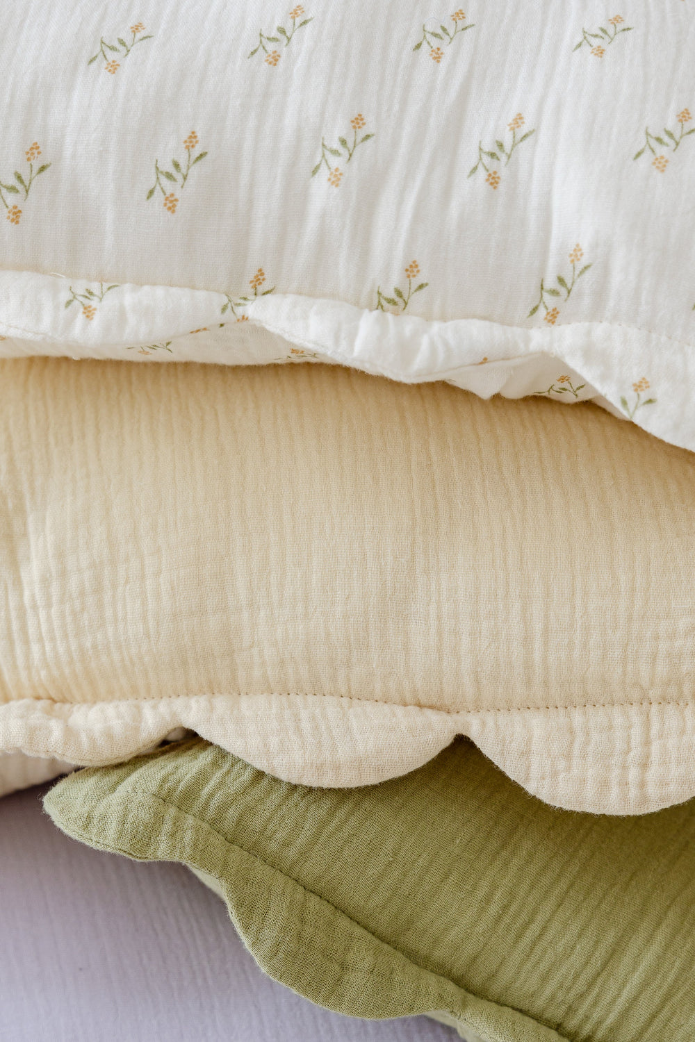 Soft Petal Cushion Covers (Set of 2) – Buttermilk