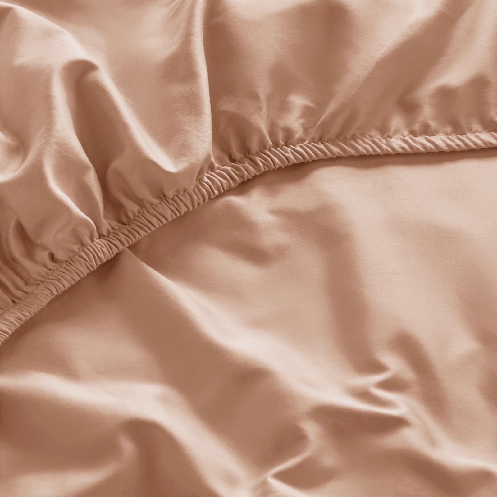 Luxury Organic Cotton Clay Pink Perfect Fitted Sheet