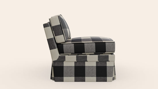 Felix Slipper Chair, Pepper