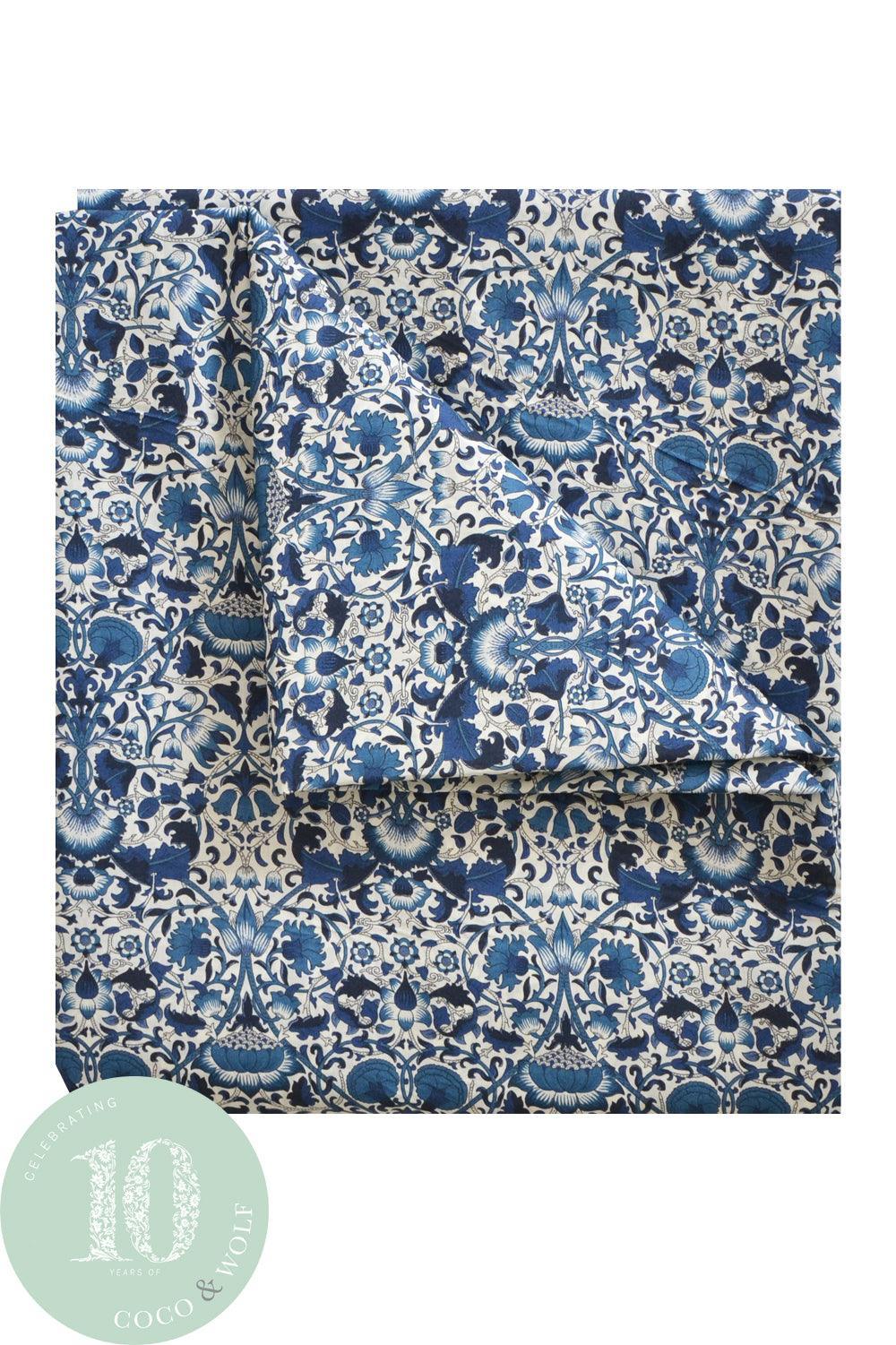 Flat Top Sheet Made With Liberty Fabric Lodden