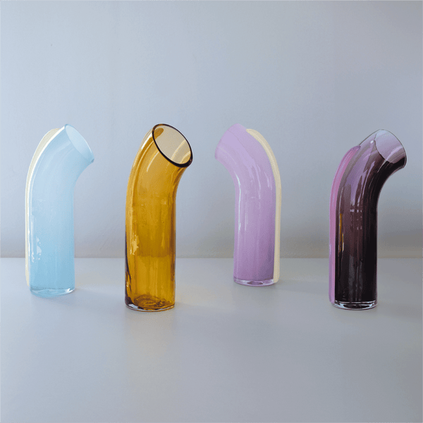 NESSIE Carafe - Soft Lilac with Vanilla Stripe