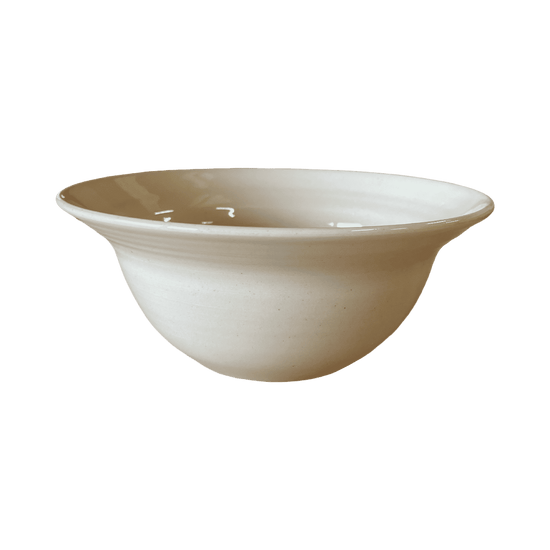 White Stoneware Bowl #5