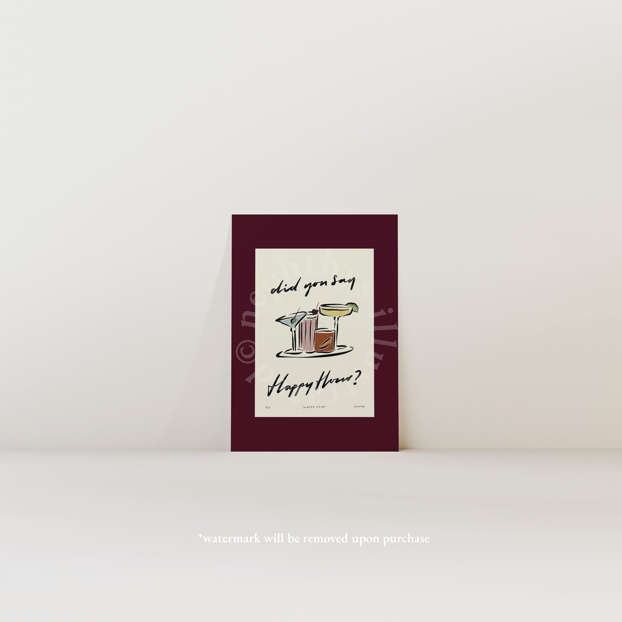 Happy Hour Print