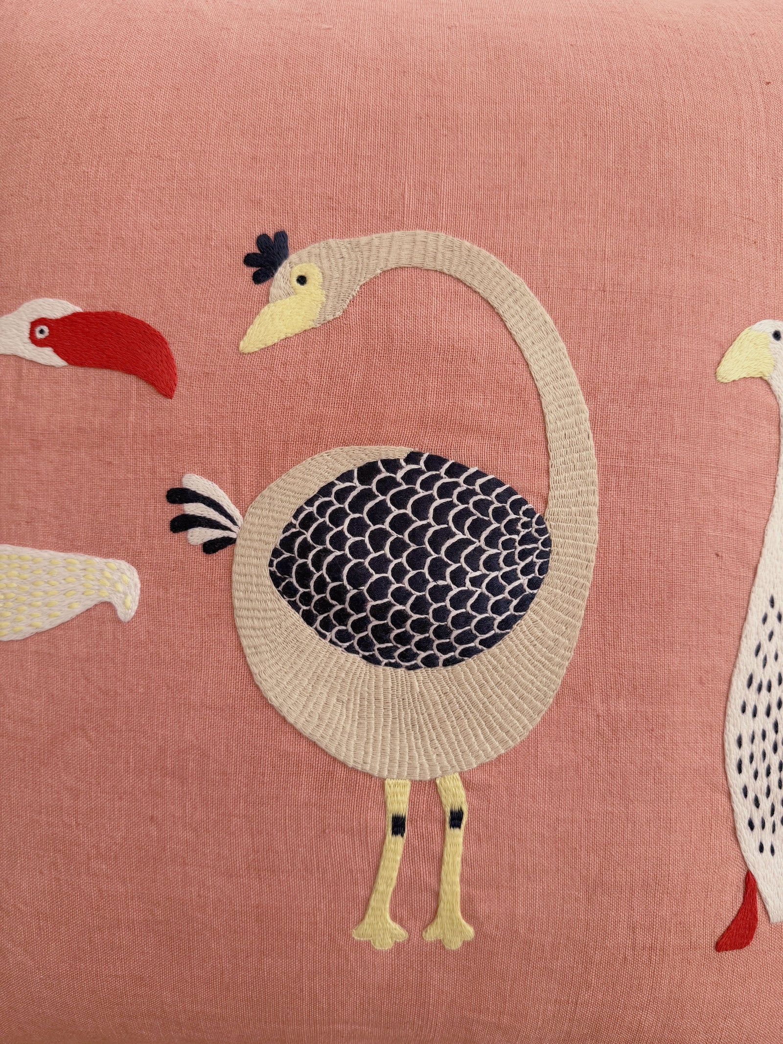 Embroidered Pillow - 20x20 in