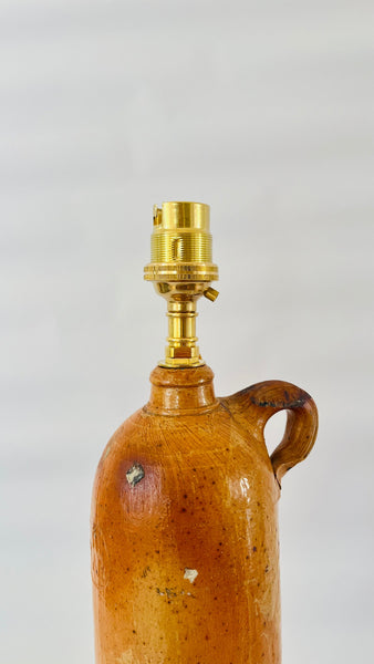 Antique Dutch Jug Lamp