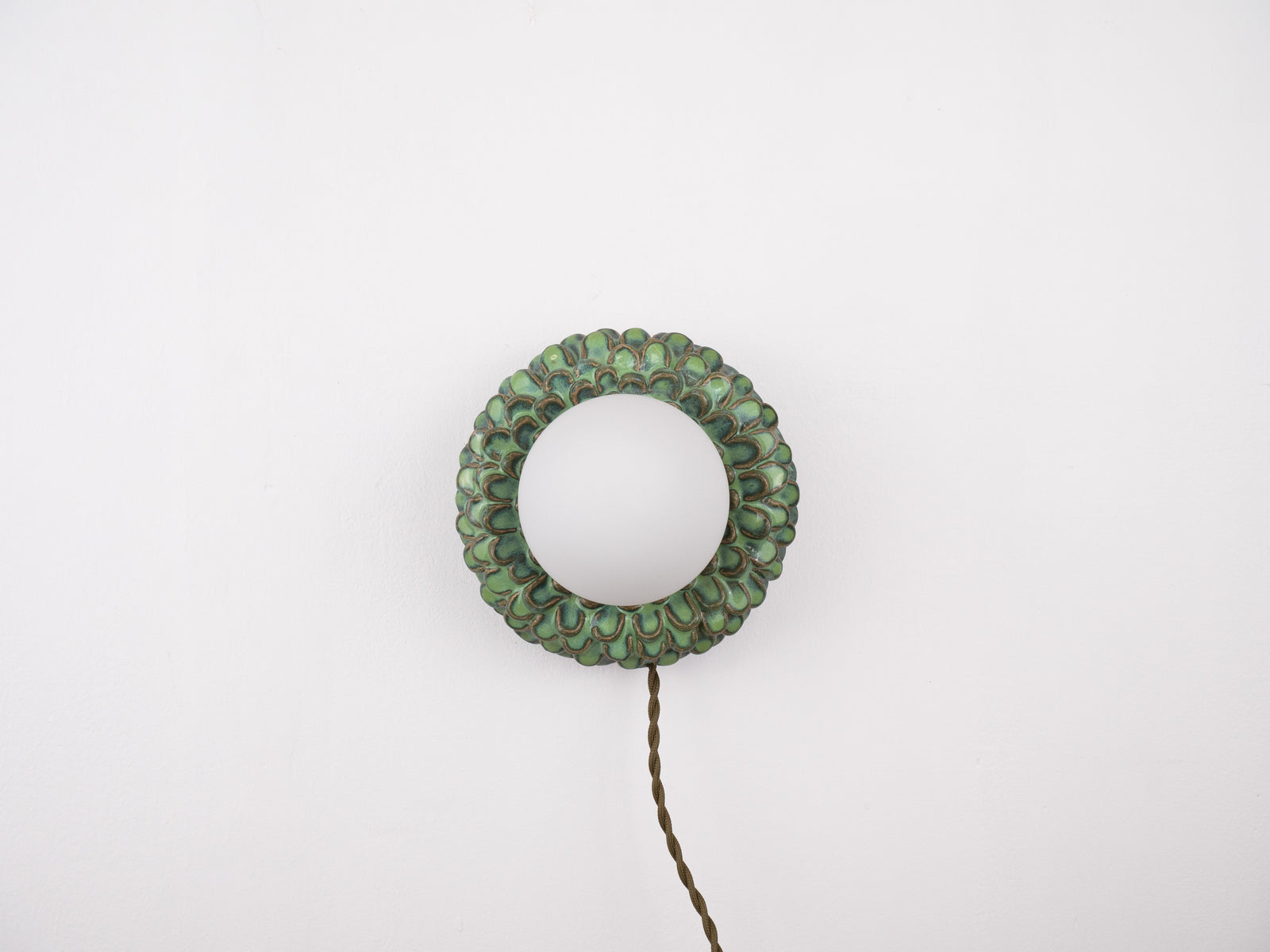 'Petal' Wall Light - Green Ombre