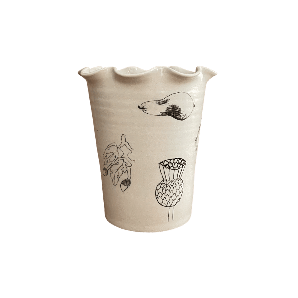 Frilly Garden Vase