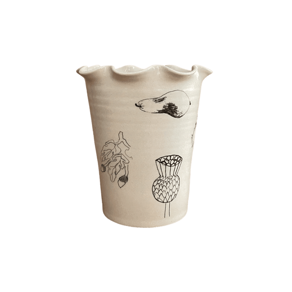 Frilly Garden Vase
