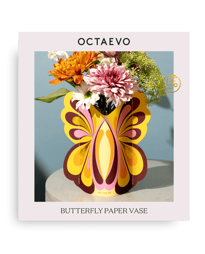 Butterfly Mini Paper Vase