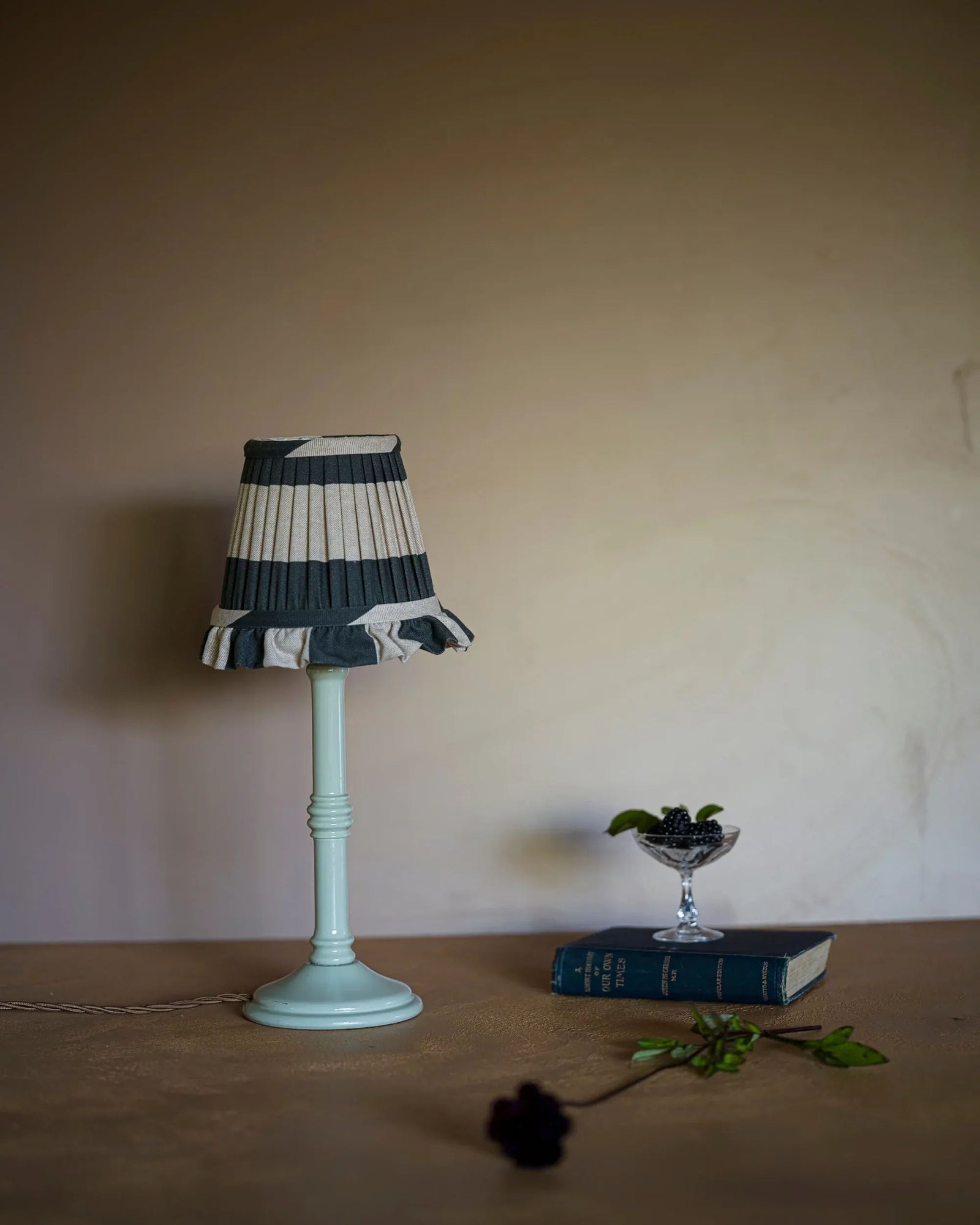 Blue Black Wall Light Lampshade