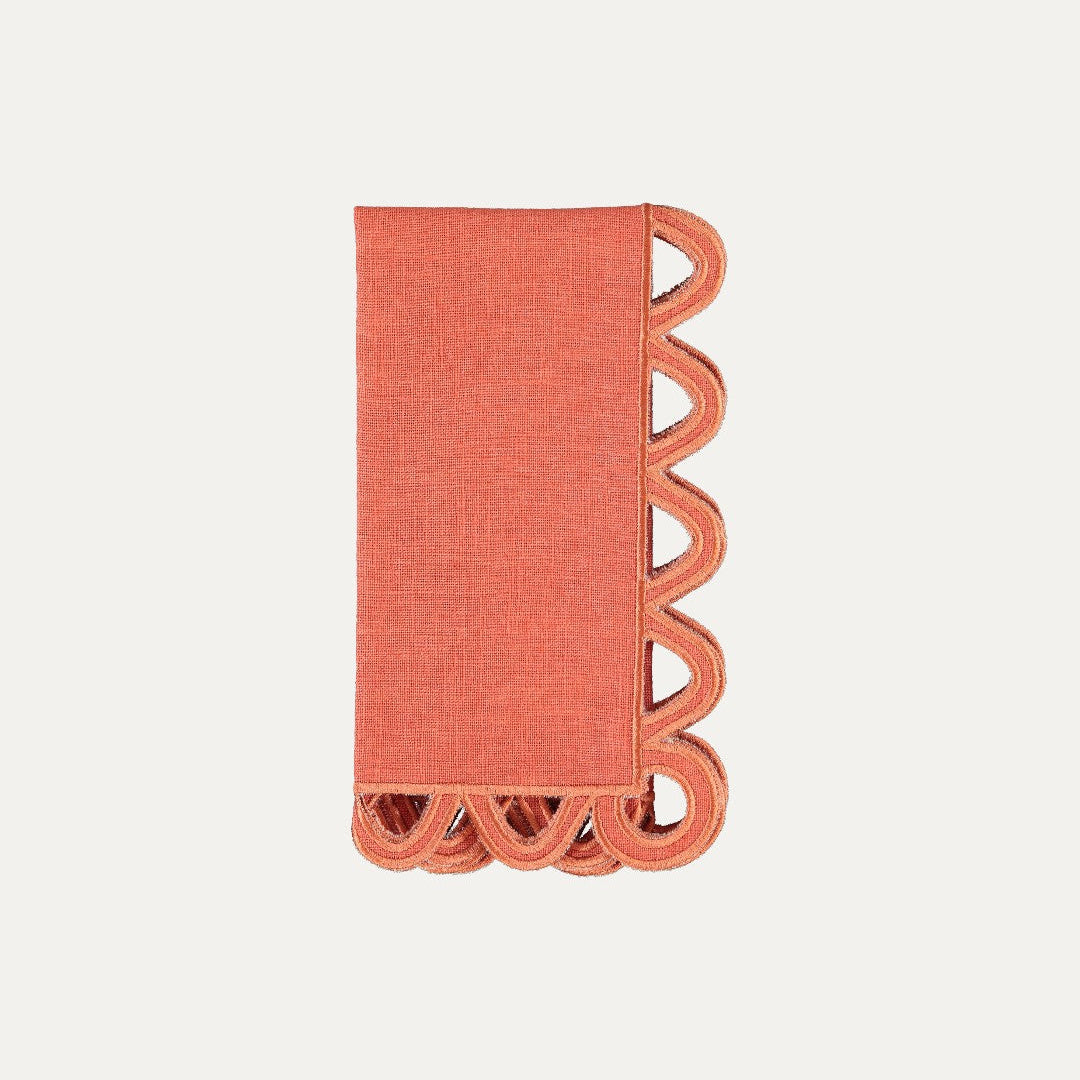 Halo Napkin, Terracotta on Terracotta