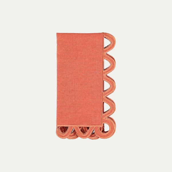 Halo Napkin, Terracotta on Terracotta